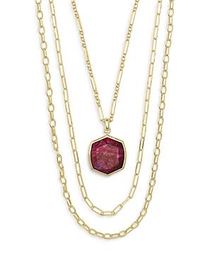 Kendra Scott Davis Multi Chain Pendant Necklace, 32