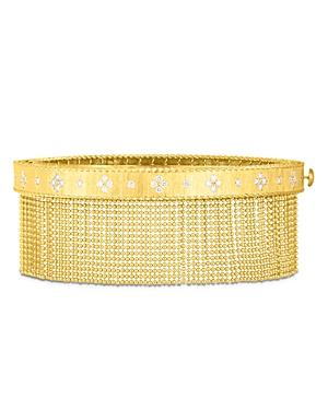Roberto Coin 18k Yellow Gold Venetian Princess Diamond Tassel Bangle Bracelet