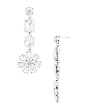 Aqua Tiered Floral Drop Earrings - 100% Exclusive