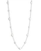 Nadri Camila Simulated Pearl And Sparkle Station Necklace, 16