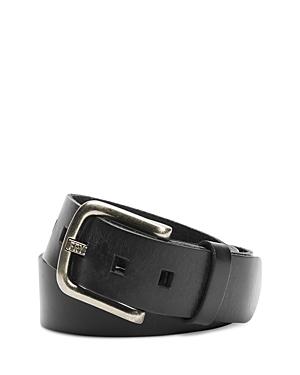Frye Men's Leather Flat Strap Belt