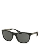 Prada Matte Mixed Media Sunglasses, 57mm