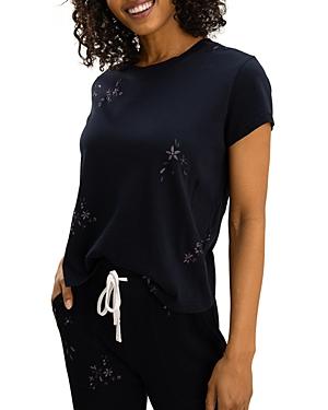 Splendid Love Me Floral Embroidered Tee