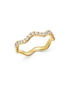 Bloomingdale's Diamond Wavy Stack Ring In 14k Yellow Gold, 0.35 Ct. T.w. - 100% Exclusive