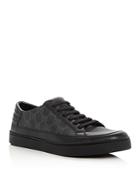Gucci Men's Common Canvas & Leather Lace Up Sneakers