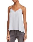 Cami Nyc The Racer Lace-trim Silk Cami - 100% Exclusive