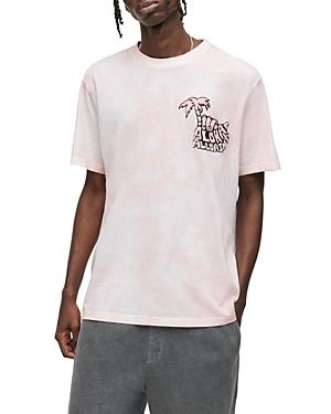 Allsaints Shaka Cotton Tie Dyed Logo Graphic Tee