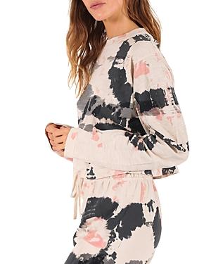 Pam & Gela Tie Dye Cropped Sweatshirt