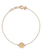 Bloomindale's Cross Disc Chain Bracelet In 14k Yellow Gold - 100% Exclusive