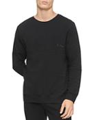 Calvin Klein Gloss Organic Cotton Blend Logo Sweatshirt
