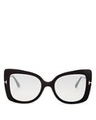 Tom Ford Women's Gianna Mirrored Square Sunglasses, 54mm