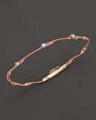 Marco Bicego Marrakech Bracelet In 18k Rose Gold With Diamonds, .15 Ct. T.w.