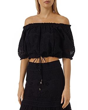 Melissa Odabash Francesca Cotton Crop Top