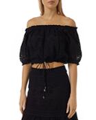 Melissa Odabash Francesca Cotton Crop Top