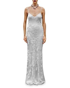 Galvan Frida Velvet Devore Gown