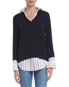 Bailey 44 Trompe-l'oeil Layered-look Sweater