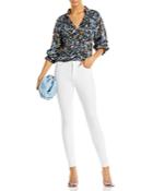 Aqua X Mary Katrantzou Butterfly Print Long Sleeve Top - 100% Exclusive