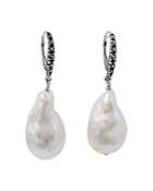 Stephen Dweck White Baroque Drop Earrings