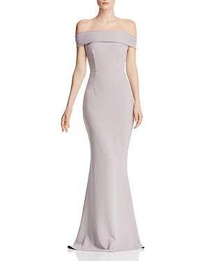Katie May Legacy Off-the-shoulder Gown