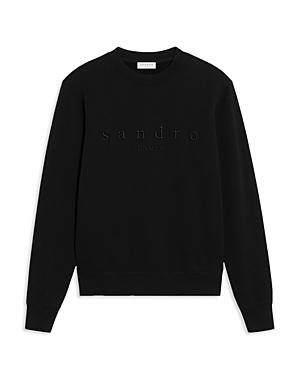 Sandro Black Logo Sweatshirt