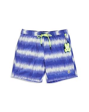 Psycho Bunny Tie Dye Slim Fit Swim Trunks