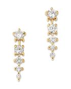 Bloomingdale's Diamond Graduated Linear Drop Earrings In 14k Yellow Gold - 100% Exclusive