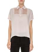 The Kooples Lace Inset Top