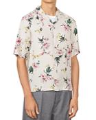 Officine Generale Eren Short Sleeve Floral Shirt