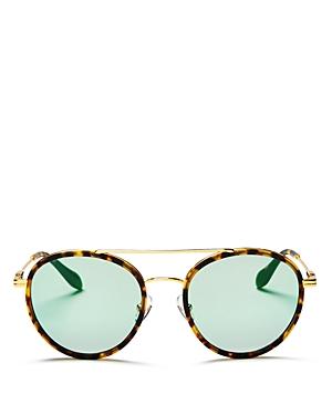 Sonix Charli Mirrored Round Sunglasses, 51mm