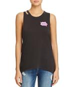 Chaser Back-cutout Graphic Muscle Tee