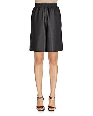 Emporio Armani Leather Shorts