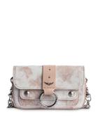 Zadig & Voltaire Kate Tie Dye Canvas Chain Wallet