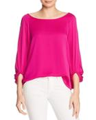 Milly Boatneck Blouson Top