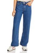 Rag & Bone Featherweight Logan High Rise Straight Jeans In Lily