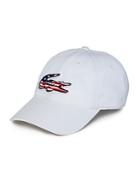 Lacoste Embroidered Flag-logo Cap