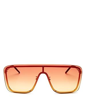 Saint Laurent Women's Rimless Mask Sunglasses, 99mm