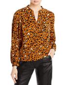 Karl Lagerfeld Paris Heart Print Blouse
