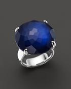 Ippolita Sterling Silver Rock Candy Large Round Stone Ring In Midnight Doublet