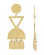 Area Stars Geometric Drop Earrings