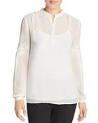 Michael Michael Kors Embroidered Blouse