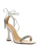 Schutz Women's Bellin Ankle Tie Embellished High Heel Sandals