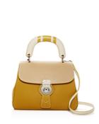 Burberry Dk88 Top Handle Medium Leather Satchel