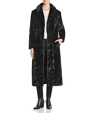 Unreal Fur Blackbird Long Faux Fur Coat