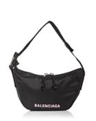 Balenciaga Wheel Recycled Sport Nylon Shoulder Bag