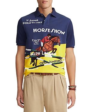 Polo Ralph Lauren Classic Fit Mesh Graphic Polo Shirt