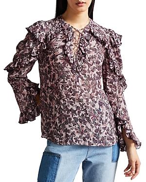 Ted Baker Barleaa Ruffled Top
