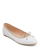 Jack Rogers Women's Serena Glitter Round Toe Ballet Flats