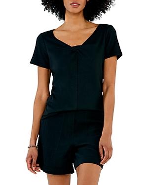 Nzt Nic+zoe Twisted V Neck Tee