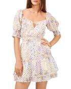 1.state Floral Puff Sleeve Dress