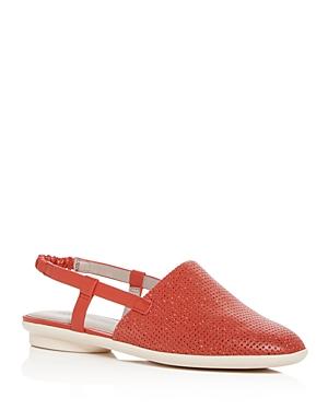 Donald Pliner Women's Maci Perforated Leather Slingback Flats